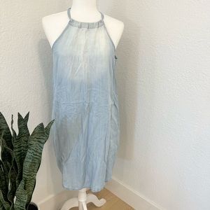 Velvet heart blue Jean dress